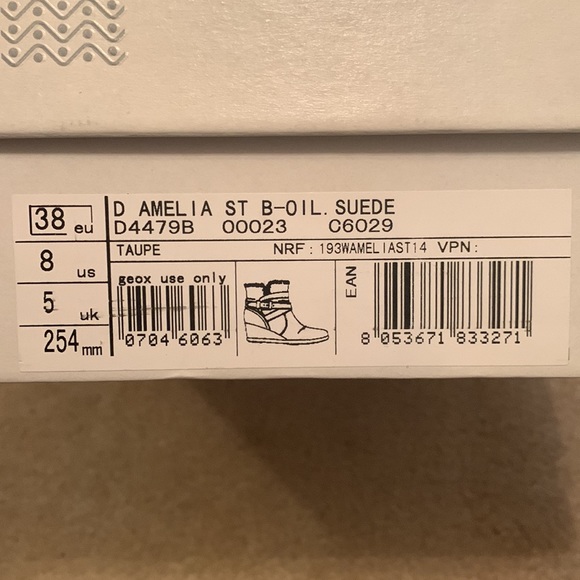 GEOX , Suede size 8 boots  Taupe , Amelia - Picture 8 of 8